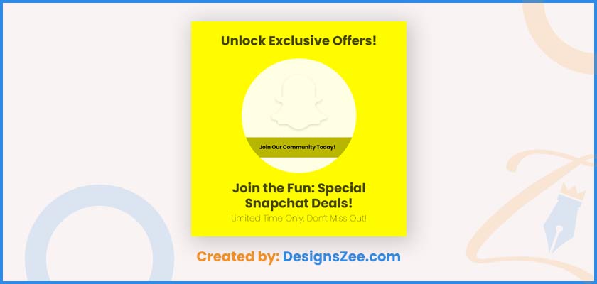 Snapchat Promo Banner